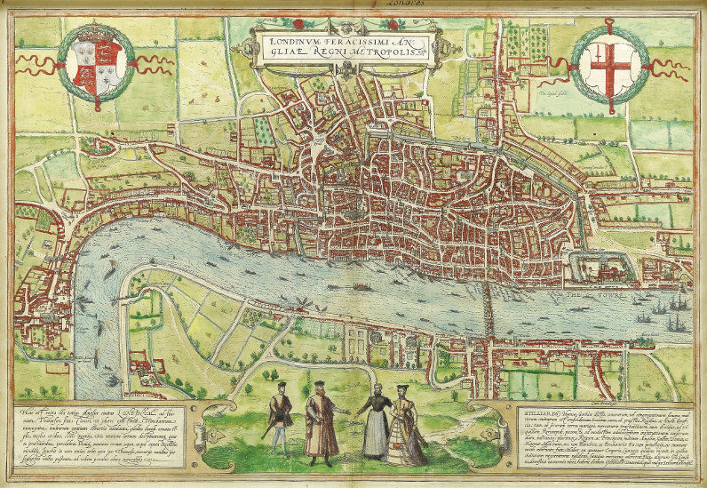16Th Century London Map Old maps stories in cartography ALTO Magazine